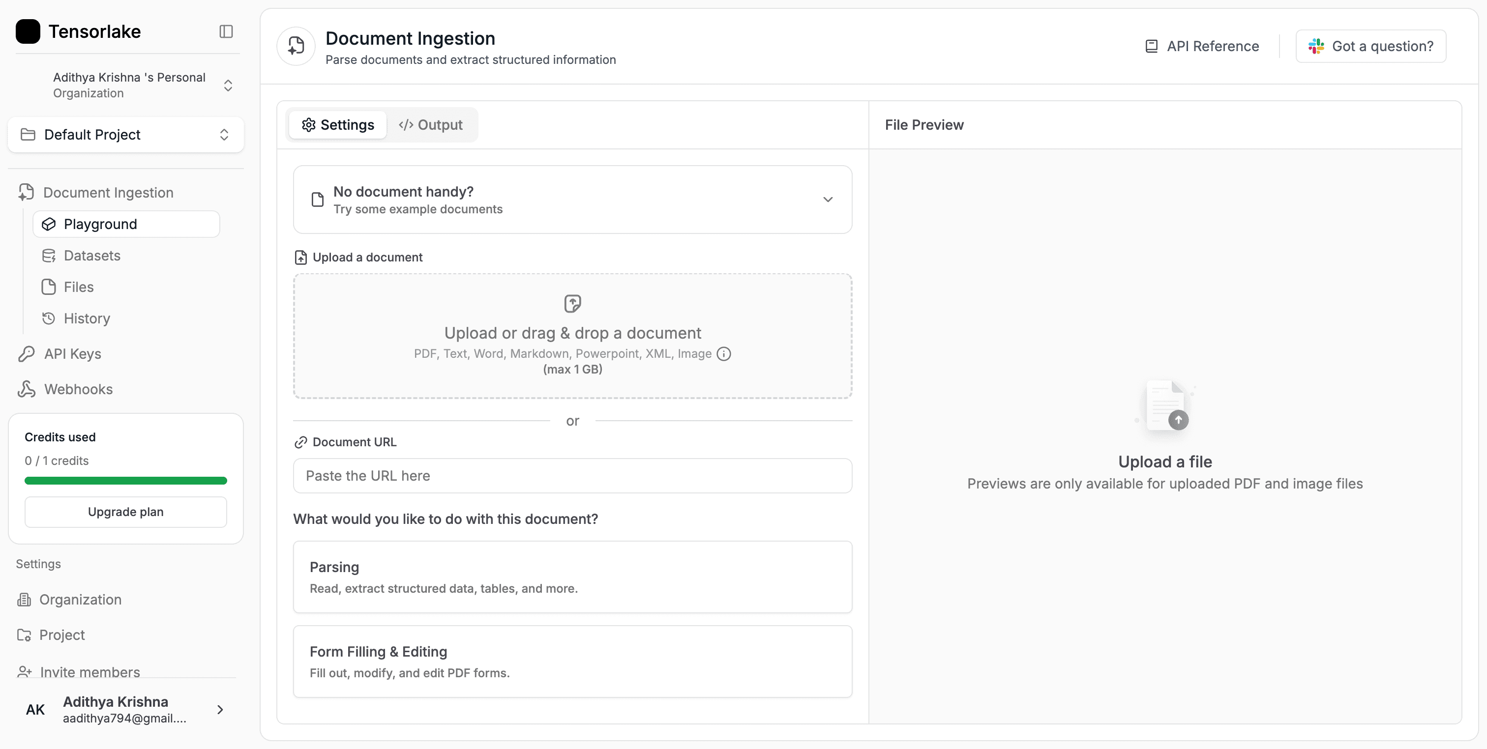 Tensorlake Document AI screenshot 1