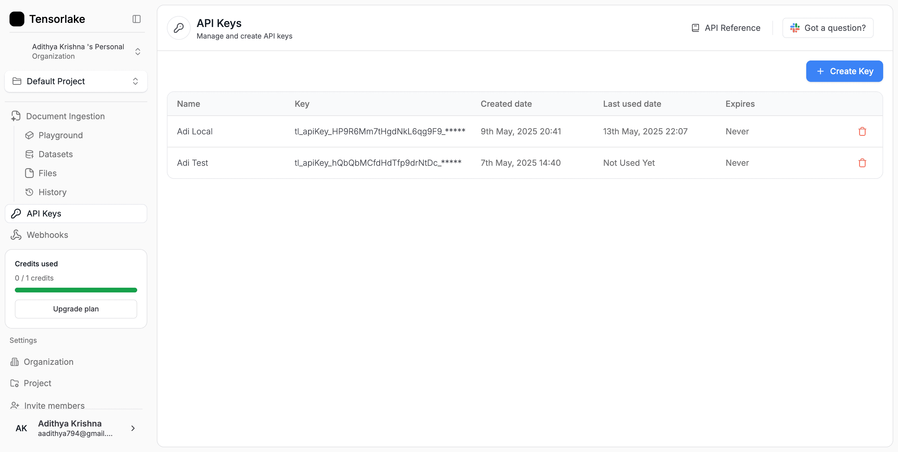 Tensorlake Document AI screenshot 2